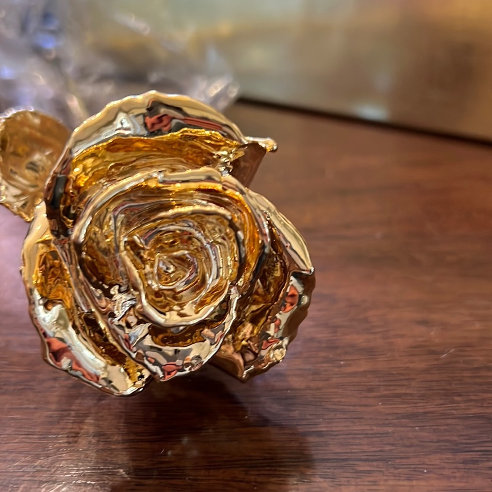 Rose Preserved and Dipped in 24K Gold